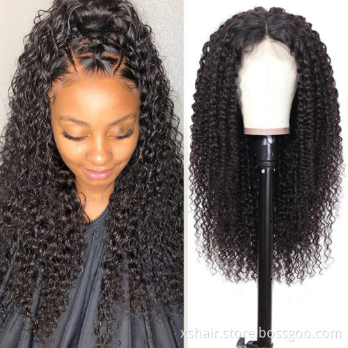Factory Wholesale Short Lace Front Black Woman African Human Hair Wig Color Wholesale Wig 100% Human Hair Vendor